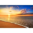 thumbnail image 2 of wall26 - Beautiful Tropical Sunrise on The Beach. - Removable Wall Mural | Self-Adhesive Large Wallpaper - 66x96 inches, 2 of 6