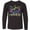 AB-Black, variant on Inktastic Mardi Gras Masks and Beads Long Sleeve Youth T-Shirt
