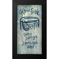 thumbnail image 2 of PI Studio 9x14 Black Modern Framed Museum Art Print Titled - Gin and Tonic Blue, 2 of 5
