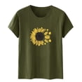 thumbnail image 4 of Blouses pour Femmes,Shorts pour Femmes,Blouse à Manches Courtes Imprimée pour Femmes, T-Shirt Drôle à Col Rond,Blouses pour Femmes Mode,Blouses à Manches Courtes pour Femmes, 4 of 5
