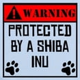 thumbnail image 2 of CafePress - Protected By A Shiba Inu Body Suit - Baby Light Bodysuit, Size Newborn - 24 Months, 2 of 4