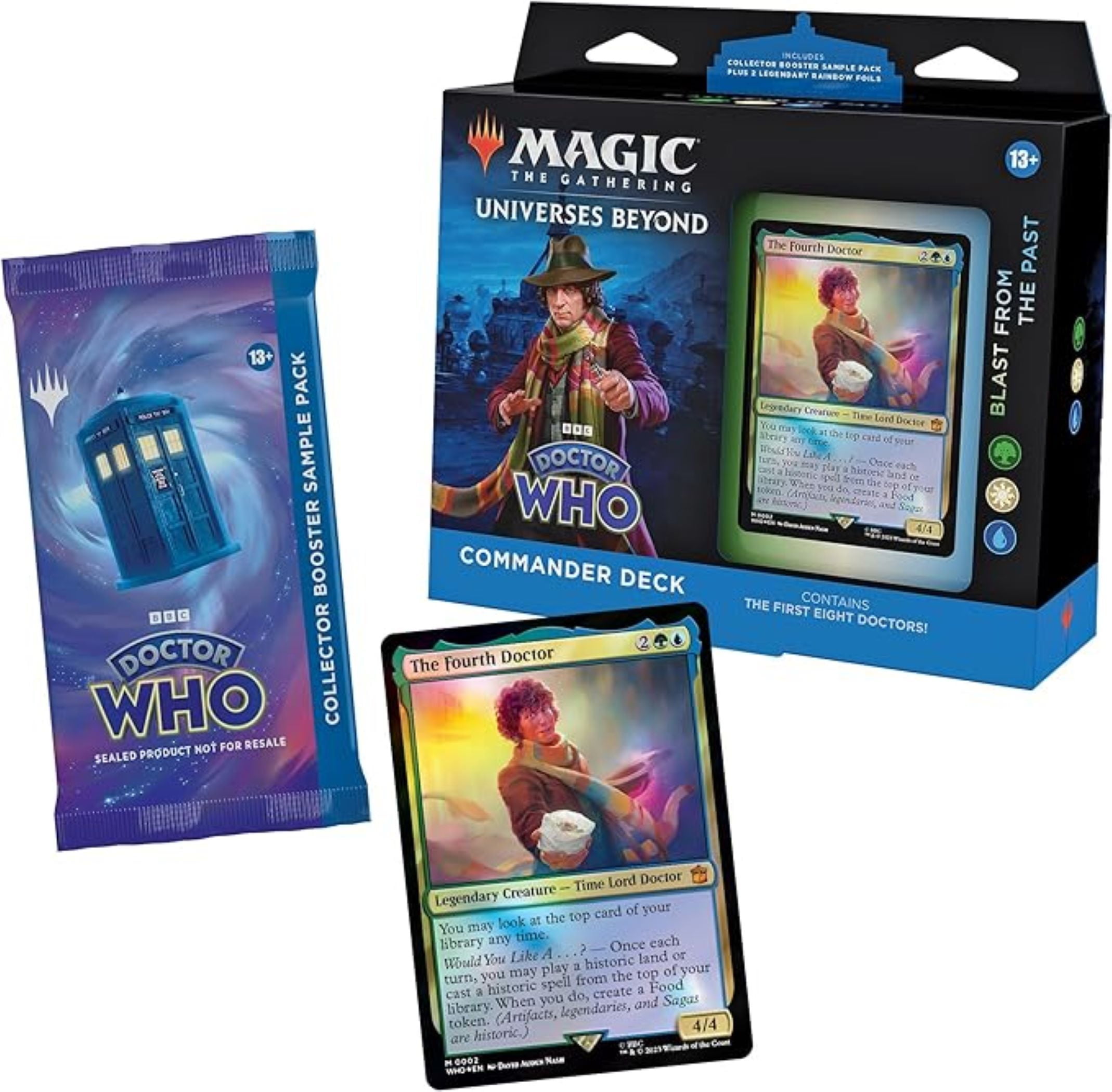 Magic: The Gathering Doctor Who Commander Deck - Blast From The Past 98 Cards