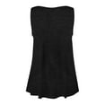 thumbnail image 6 of UoCefik Plus Size Tank Tops for Women Long Flowy Sleeveless Loose Fit Scoop Neck Shirt Beach Casaul Tunic Top Summer Clearance Blouses Black S, 6 of 7