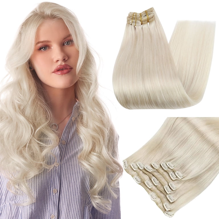 Clip-in Hair Extensions - Human Hair Clips Balayage  display picture 3