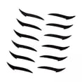 thumbnail image 1 of Juego de plantillas de maquillaje para ojos de gato Strade Fareast Limited 2 pares reutilizables 9X9cm, 1 of 8