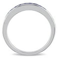 thumbnail image 4 of Everly Women's Sapphire Sterling Silver Wedding Ring, 4 of 7