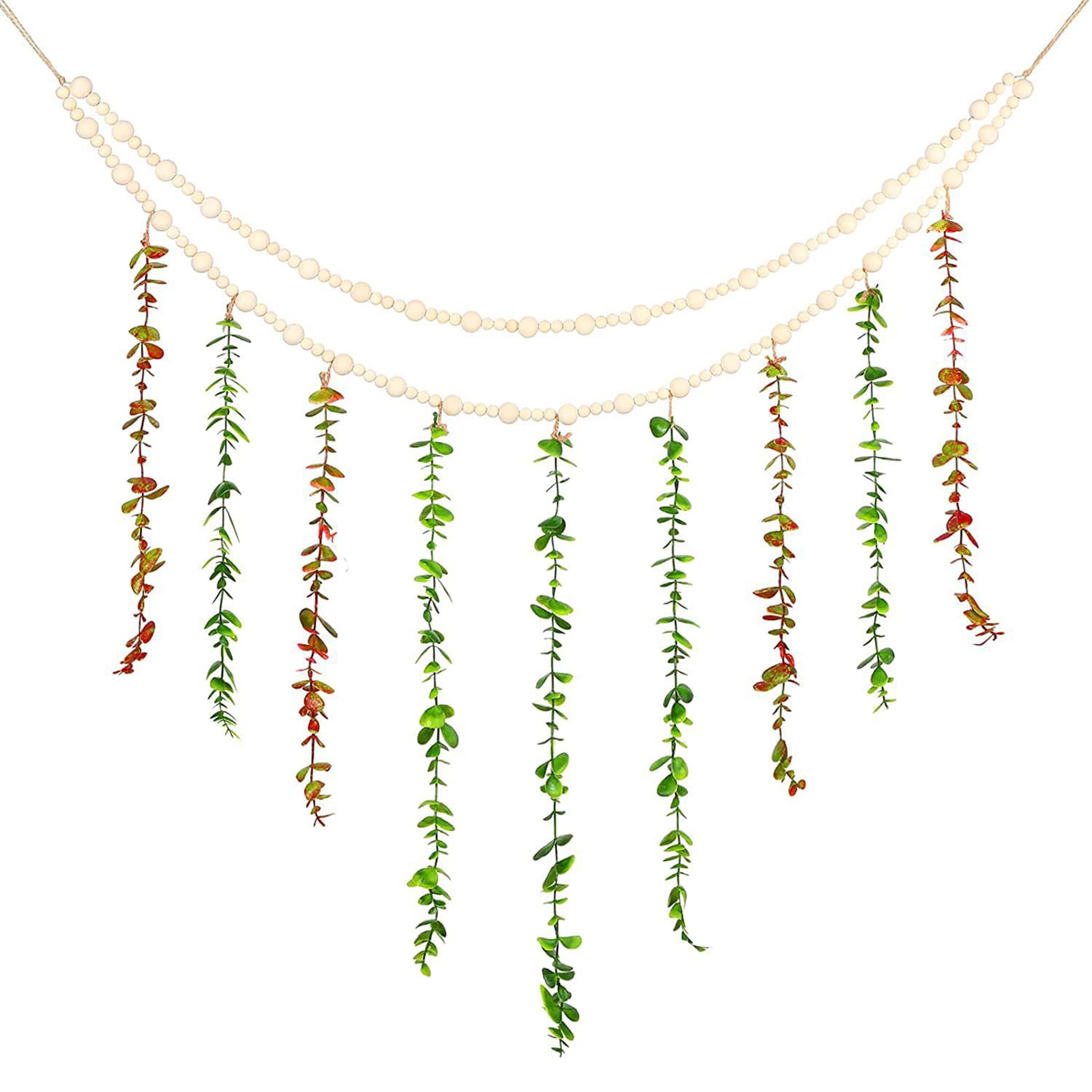 Hadanceo Fake Eucalyptus Pendant Boho Style Freshkeeping Fadeless