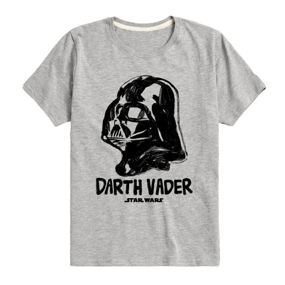 Star Wars - Sketch Darth Vader - Toddler And Youth Short Sleeve Tee