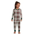 thumbnail image 6 of Jolly Jammies Baby and Toddler Unisex Matching Family Pajamas Holiday Plaid Long Sleeve Top and Pants, 2-Piece Sleepwear Set, 6 of 6