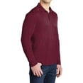 thumbnail image 4 of Mafoose Men's Posi-UV Pro Long Sleeve Polo Shirt Cardinal X-Small, 4 of 5