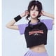 thumbnail image 1 of Sanrioed-Camiseta de manga corta con dibujos animados para niñas, Top corto con estampado de My Melody, Cinnamoroll, Kuromi, Kawaii, 1 of 4