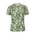 thumbnail image 6 of Rocae Cute Frog for Men's Mesh Quick-Dry Short Sleeve Workout T-Shirt,Mens Crew Neck Tee Lightweight Soft Classic T Shirts X-Small, 6 of 9