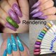 thumbnail image 4 of Polvo holográfico para uñas, purpurina brillante para decoración de uñas, esmalte de Gel UV dorado y plateado, 50 g/bolsa, 4 of 4