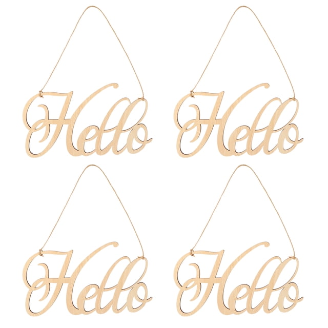 Shisuyan Letter Shape Pendant Synthetic Material 1Set 7.9X4.3In
