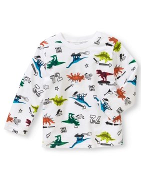 Baby Toddler Boys' Long Sleeve Print Tee