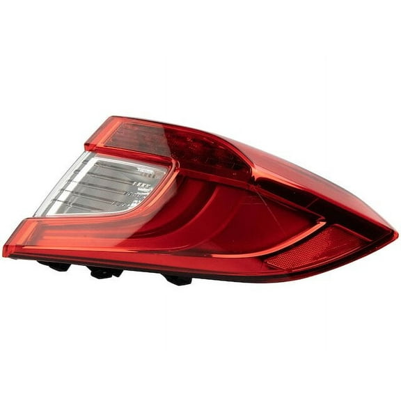 Right Tail Light Assembly - Compatible with 2018 - 2020 Honda Accord Sedan 2019