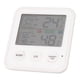 thumbnail image 4 of Termómetro de ambiente con pantalla LCD de 3,7 pulgadas - Alta precisión, indicador de nivel de comodidad, sensor de humedad para el hogar, la cocina, la oficina - Blanco, 4 of 10