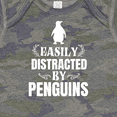 thumbnail image 4 of Inktastic Easily Distracted by Penguins Boys or Girls Baby Bodysuit, 4 of 5