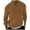 Khaki, variant on jjayotai Mens Long Sleeve Lapel Tops Clearance Men's Long Sleeve Lapel Knit Polo Sweater Casual Lightweight Loose Quarter Button Up Shirts Top