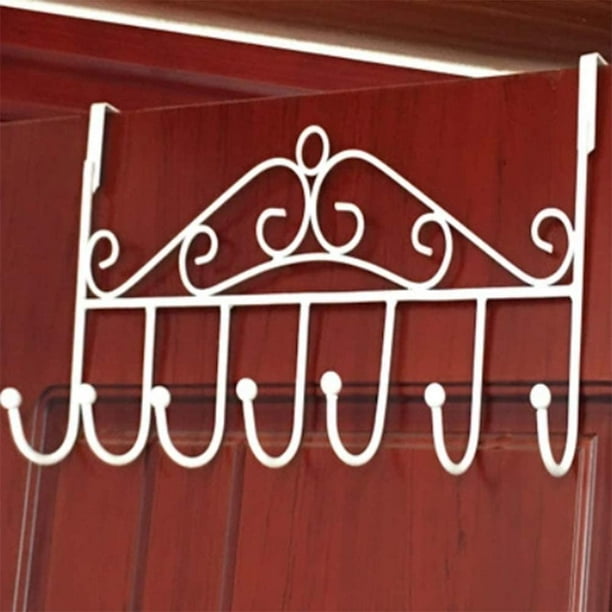 Bastidores de almacenamiento colgados en puertas, ganchos de almacenamiento para abrigos, sombreros Levamdar JQWJ296-2