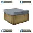 thumbnail image 2 of COVERS&ALL Hot Tub Cover/Spa Cover 18 Oz Waterproof - 100% Weather Resistant Outdoor Square Spa Cover with Elastic for Snug Fit (14" H x 85" W x 85" D, Grey), 2 of 7