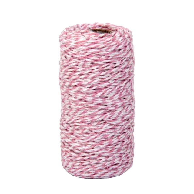 2mm Two-color Cotton Candy Rope Cord Double-strands Multi-function cotton rope Gifts Crafts Food Box Wrapping String