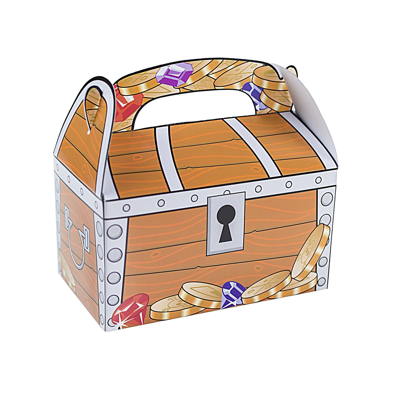 Treasure Chest GoodieTreat Bag PIRATE Birthday Party Loot Favors Favor 12 Boxes 