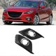 thumbnail image 2 of Exquisite 2Pcs Front Bumper Fog Light Grille Cover Chrome Trim for Axela 2014-2016, 2 of 5
