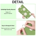 thumbnail image 4 of Daisy Dish Drying Mat for Kitchen Countertop Microfiber Absorbent Foldable Rack Pad Floral Spring Summer 18x24 Inch, 4 of 5