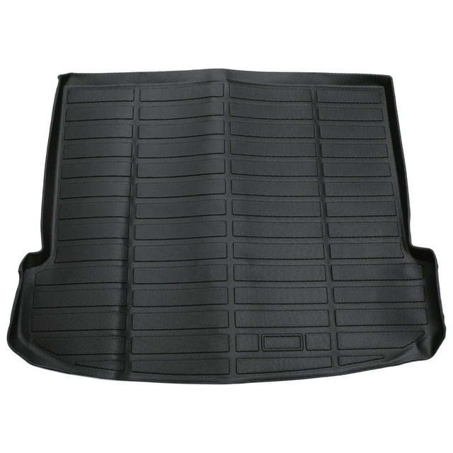 Unique Bargains 1 Pc Cargo Liner Rear Trunk Mat for Vinfast VF8 2023-2025 Anti-Slip TPE Black Rear Trunk Cargo Luggage Boot Tray Mat Long Grid Pattern