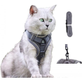 thumbnail image 1 of Cat Harness and Leash Set-Outdoor Walking Escape Safety Cat Vest, Adjustable Soft Kitty Vest, with Cat Reflective Strip, L R249, 1 of 6
