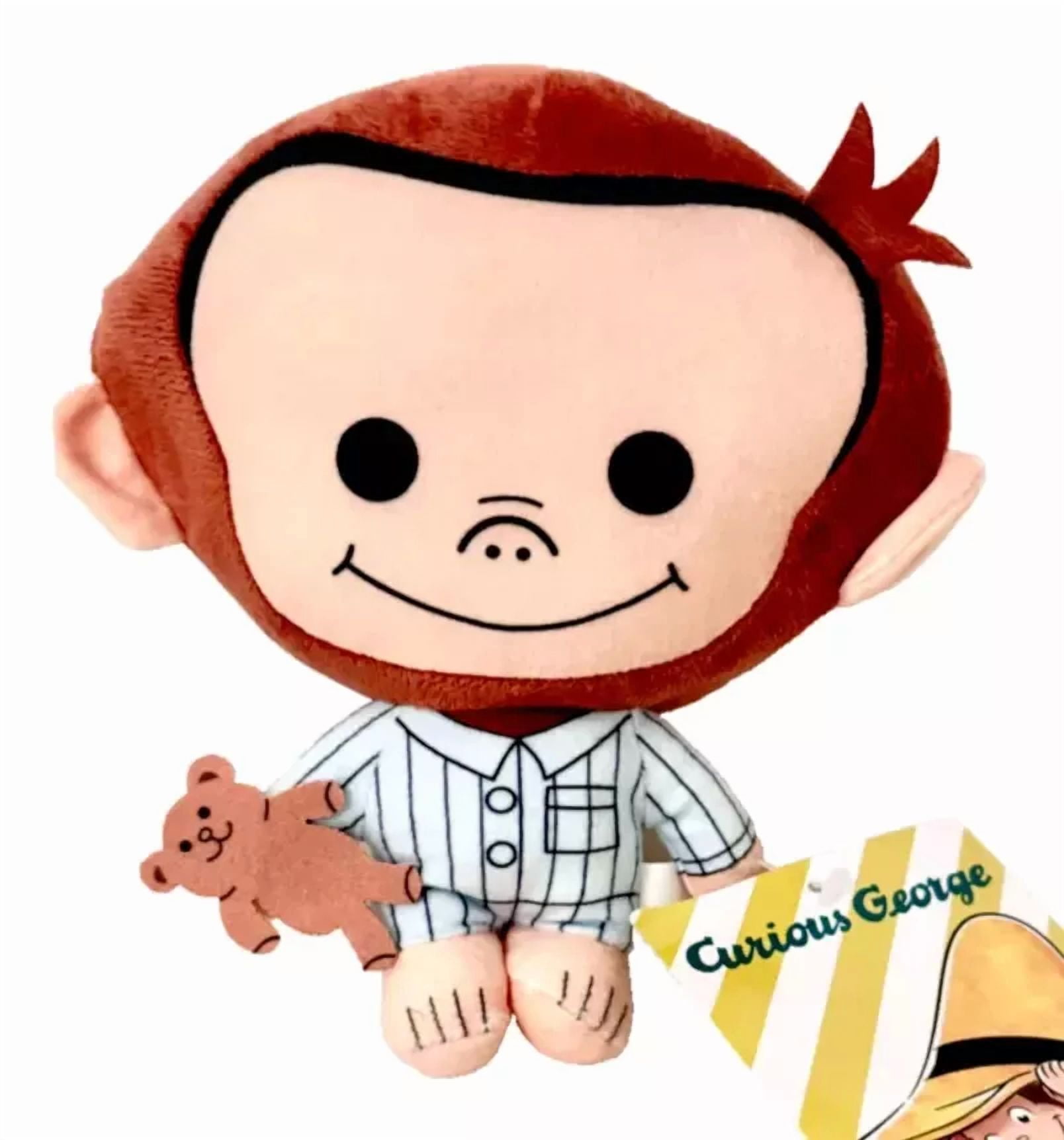 Curious George with Yellow Hat 7 inch Plush Toy - Walmart.com