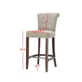 thumbnail image 4 of SAFAVIEH Addo Bar Stool True Taupe, 4 of 7