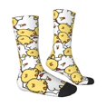 thumbnail image 4 of Yiaed Cartoon Chicken Print Great elasticity Crew Socks Sports socks for Men and Women, 4 of 5