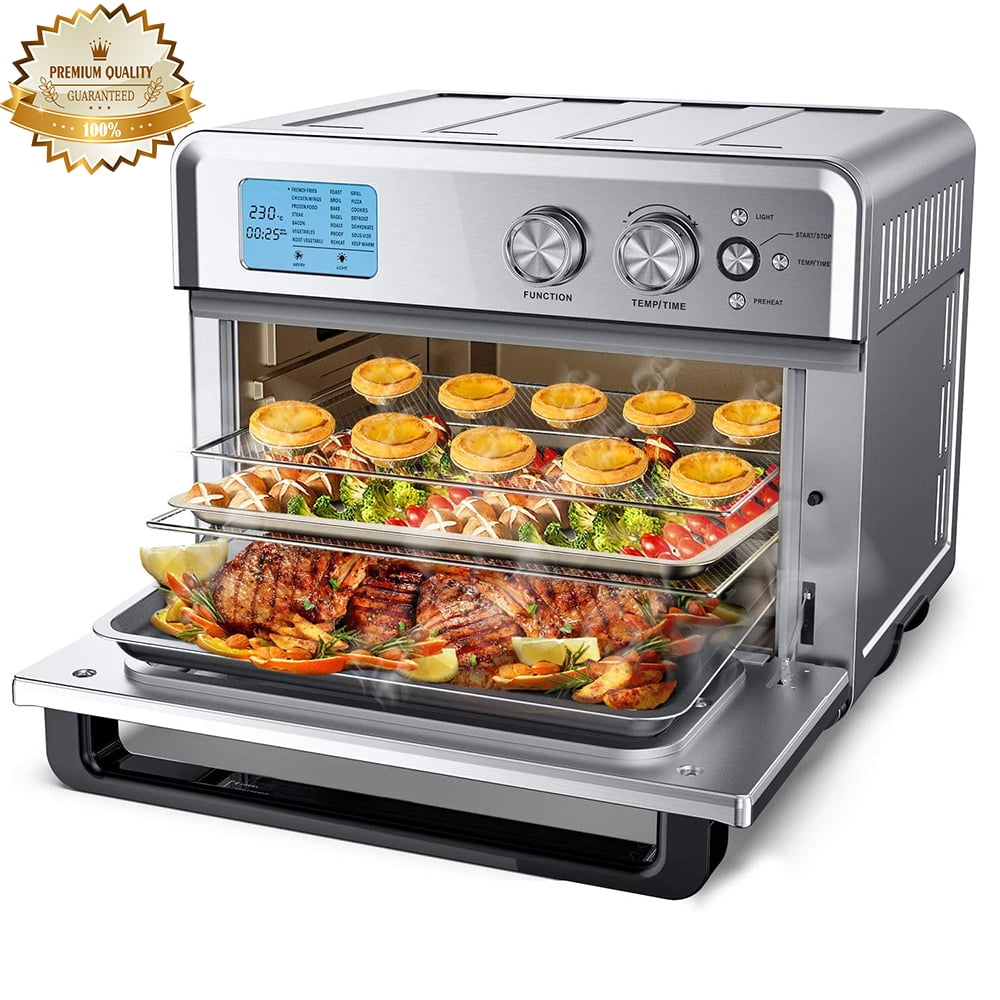 Air Fryer Toaster Oven, CalmDo 26.3QT Large Air Fryer Convection Oven