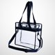 thumbnail image 5 of Bolso de hombro transparente de PVC, bolso de playa de verano, bolso cruzado para mujer (negro), 5 of 5