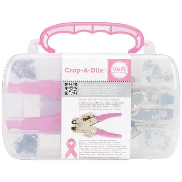 Crop-A-Dile Punch Kit-Rose