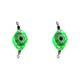 thumbnail image 1 of LED que atrae la luz del señuelo de la pesca de la forma del ojo de la luz de los pescados para debajo del agua (verde), 1 of 3