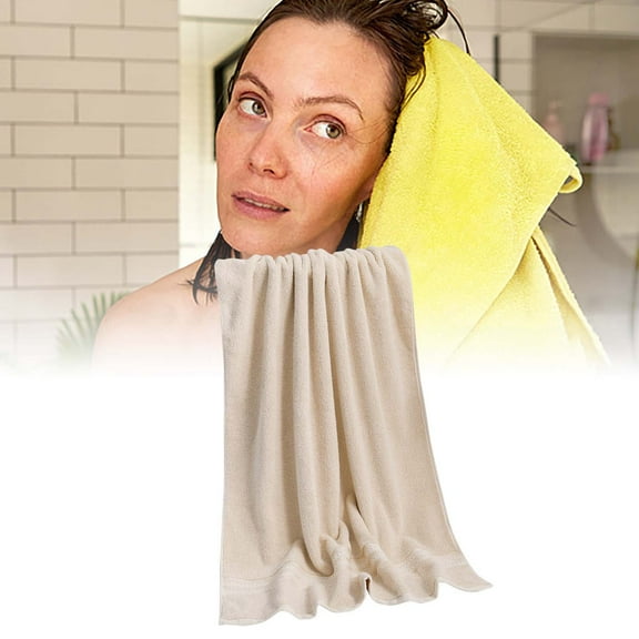 Soft Absorbent Quick-Drying Bath Towel Cape-Unisex Spa Wrap for Women Men,Super Absorbent Microfiber Bathrobe Towel for Home,Beach,Pool,Gym,Travel-Skin-Friendly Comfortable Relaxing Shower Towel