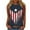 Multicolor Tank Top for Women _h, variant on GNFQXSS Womens Crew Neck Tank Top Star Print Loose Sleeveless Cami Lightweight Flowy Patriotic Summer Beach Top Multicolor L