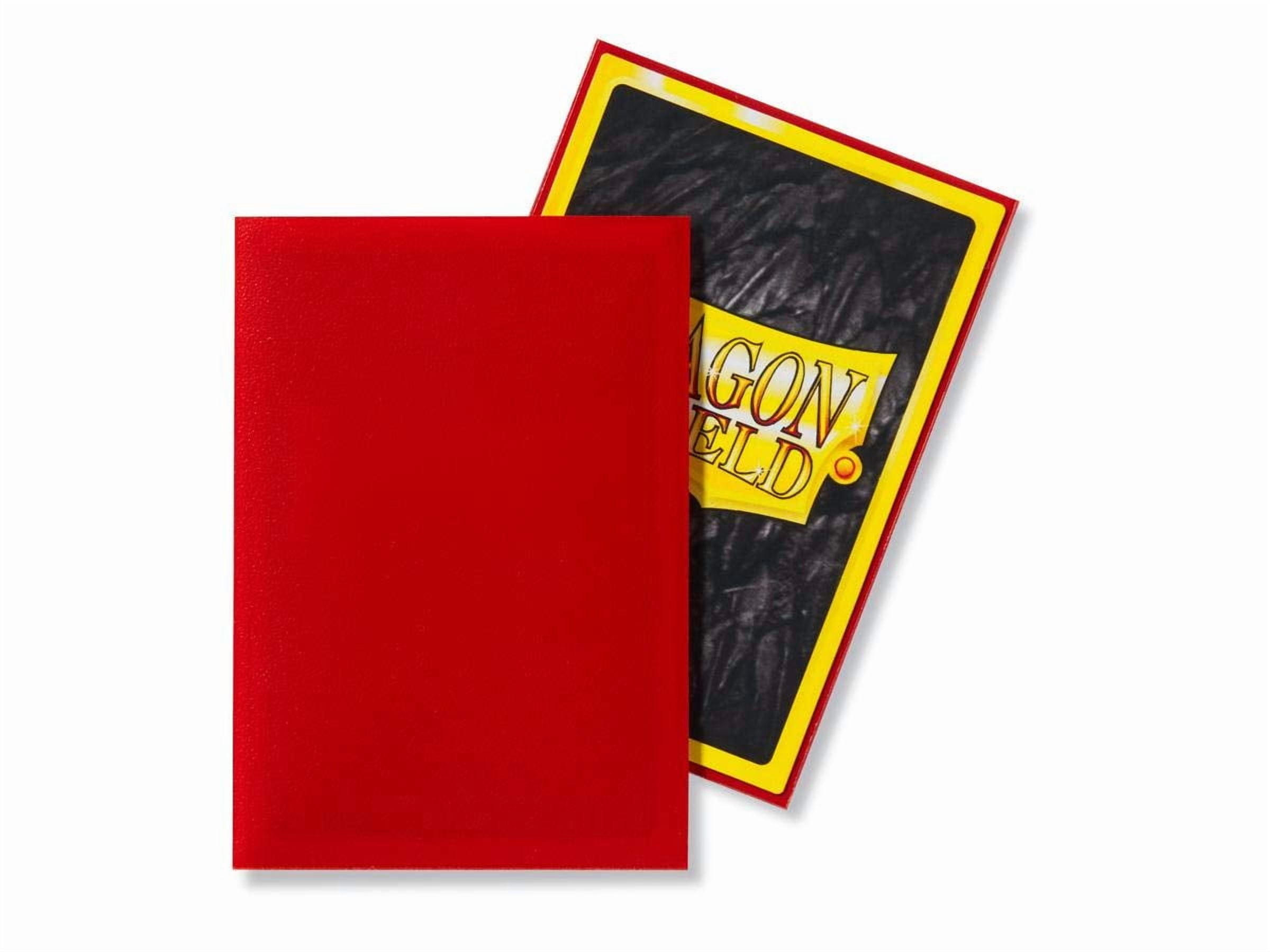 5 Packs Dragon Shield Matte Mini Japanese Crimson 60 ct Card Sleeves Value Bundle!