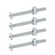 thumbnail image 1 of Uxcell 4 Paquete Tornillos para Marco de Cama, Tornillos de Cabeza Hexagonal M6 x 70mm, Tuercas de Barril para Camas Literas, Tornillos de Muebles con Cabeza Ranurada para Sillas y Cunas, Plata, 1 of 6