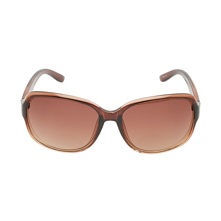Coppertone Adult Sunglass Readers Navigator Shape 2.00 Brown Walmart