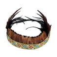 thumbnail image 4 of Tocado de plumas jinwen para Adulto B, 4 of 8