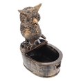 thumbnail image 2 of Owl Resin Figure Decorative Fountain For Outdoor Garden Home Interior Flowing Water Design 11.00X8.00X14.50Cm 1Pcs, 2 of 4