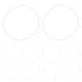 thumbnail image 1 of Shisuyan 10 Pcs Joint de Réparation de Lunettes Joint d'Installation de Lunettes Joint d'Installation de Lunettes Kit de Réparation de Lunettes, 1 of 8