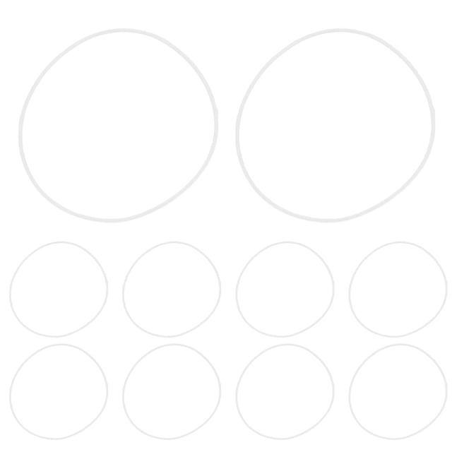 Shisuyan 10 Pcs Joint de Réparation de Lunettes Joint d'Installation de Lunettes Joint d'Installation de Lunettes Kit de Réparation de Lunettes