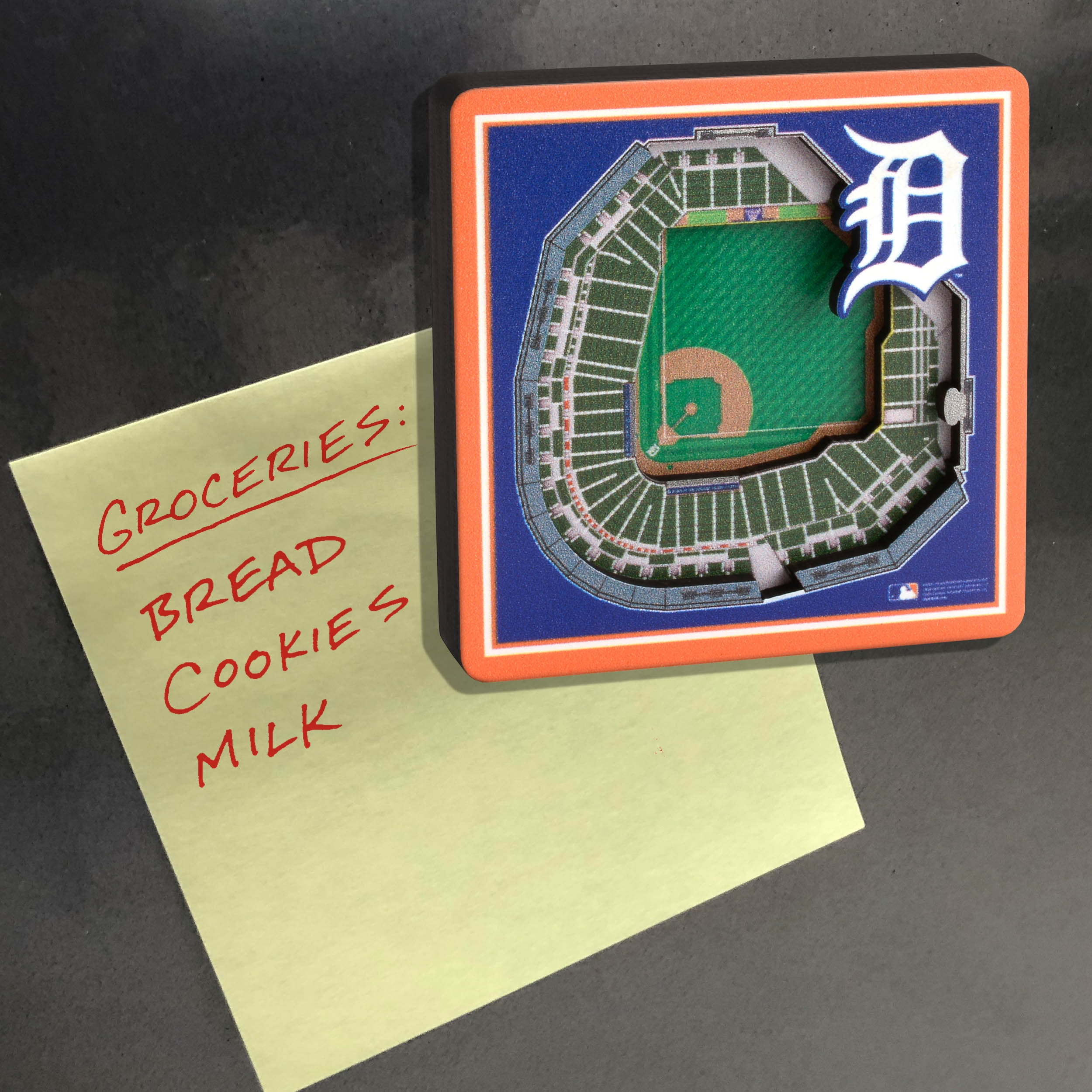 Detroit Tigers Stadium View Magnet