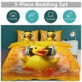 thumbnail image 6 of Q-version Funny Little Yellow Duck Bedding Sets Twin Duvet Cover 3 Piece Cute Bed Set for Boys Girls Kid, 6 of 6