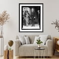 thumbnail image 4 of Historic Framed Print, Pres. & Mrs. Coolidge attending Easter services, 4/17/27, 17-7/8" x 21-7/8", 4 of 9